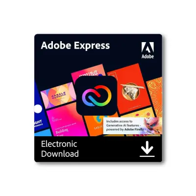 Adobe Express Premium PC, Android, Mac, iOS 1 Device, 1 Year Key