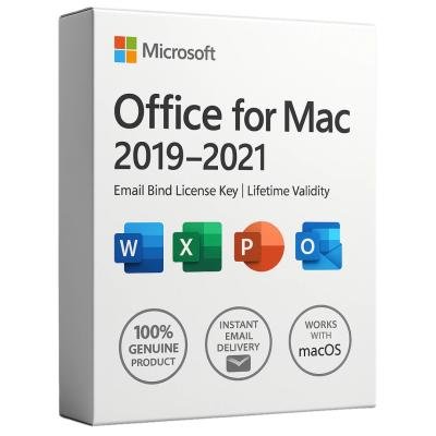 Microsoft Office for Mac - Email Bind License Key LIFETIME VALIDITY