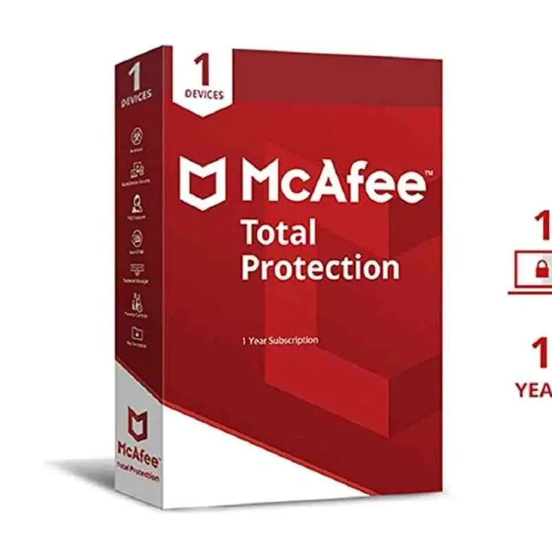 McAfee Total Protection Antivirus - 1 Device 1 Year